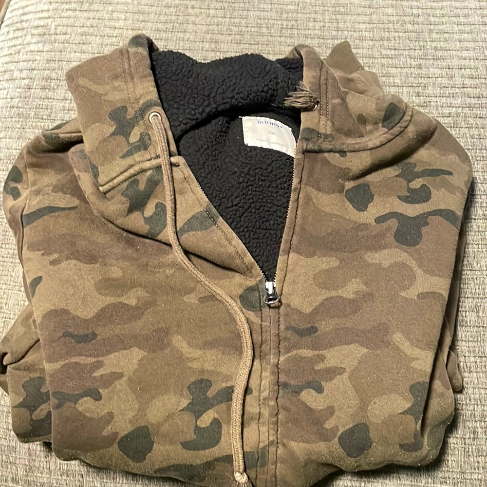Old Navy Sherpa Lined Zip up Hoodie